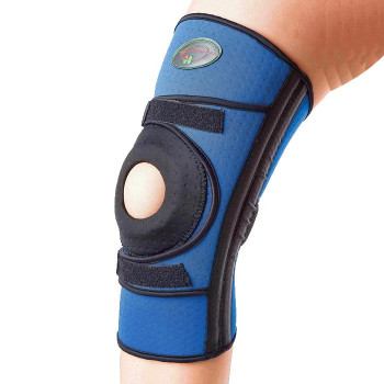 Бандаж для сильной фиксации колена с 4-мя спиральными ребрами жесткости К-1П
