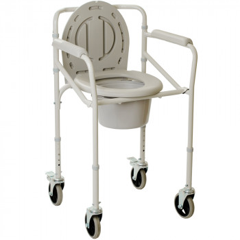 Стул-туалет складной на колесах, OSD-2110JW