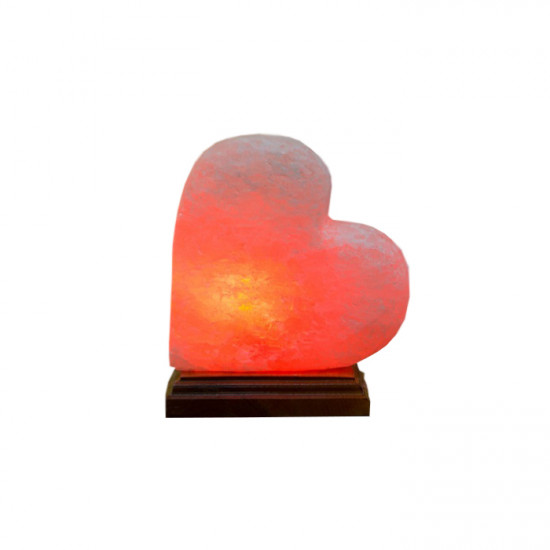 Соляная лампа "Сердце на боку " 1,5  кг
