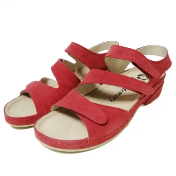 Жіночі шкіряні босоніжки VESUVIO + Х953RED 222-05